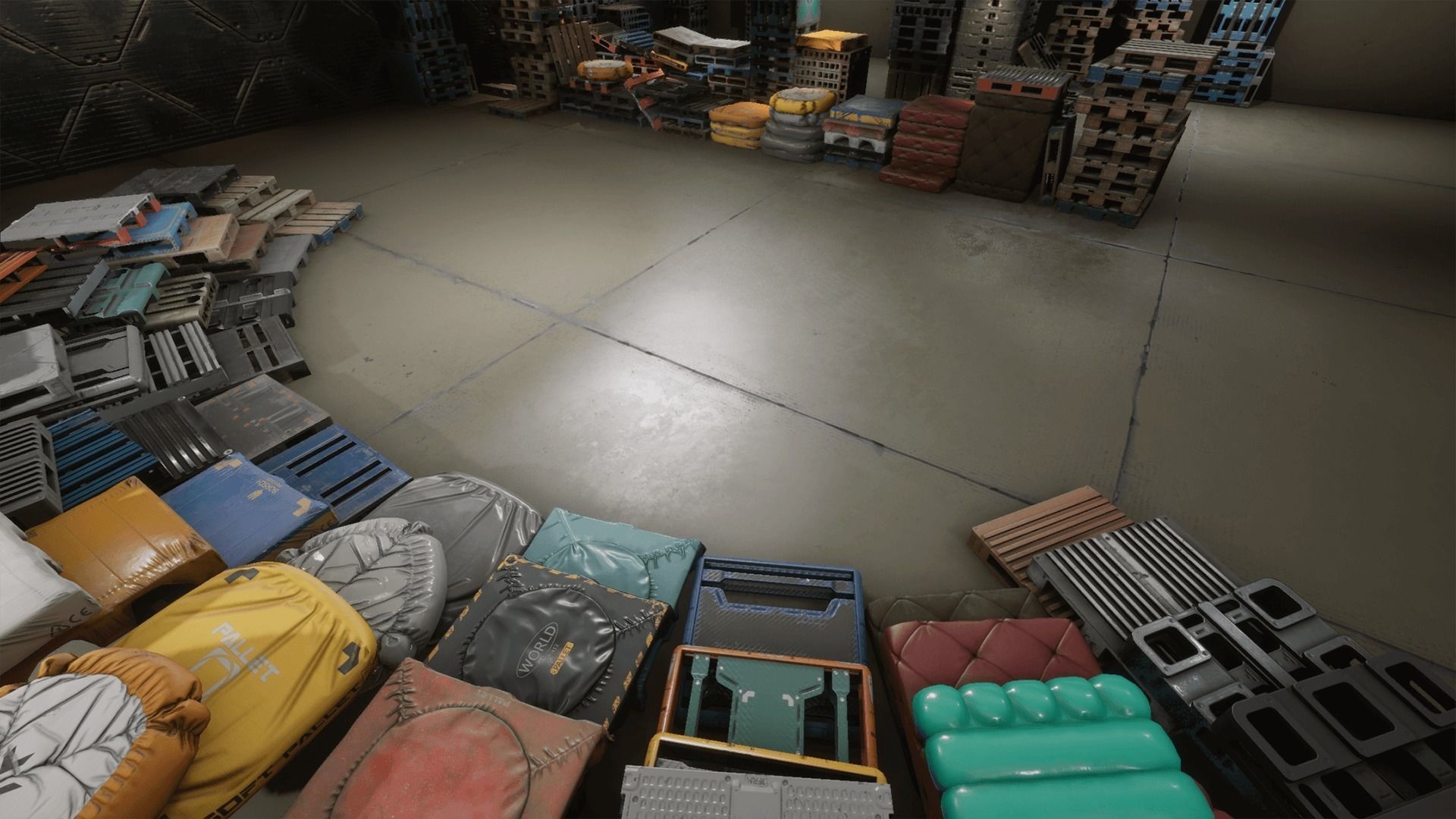 Warehouse Pallets Collection - Unreal Engine Asset Pack Low-poly 3D model_6