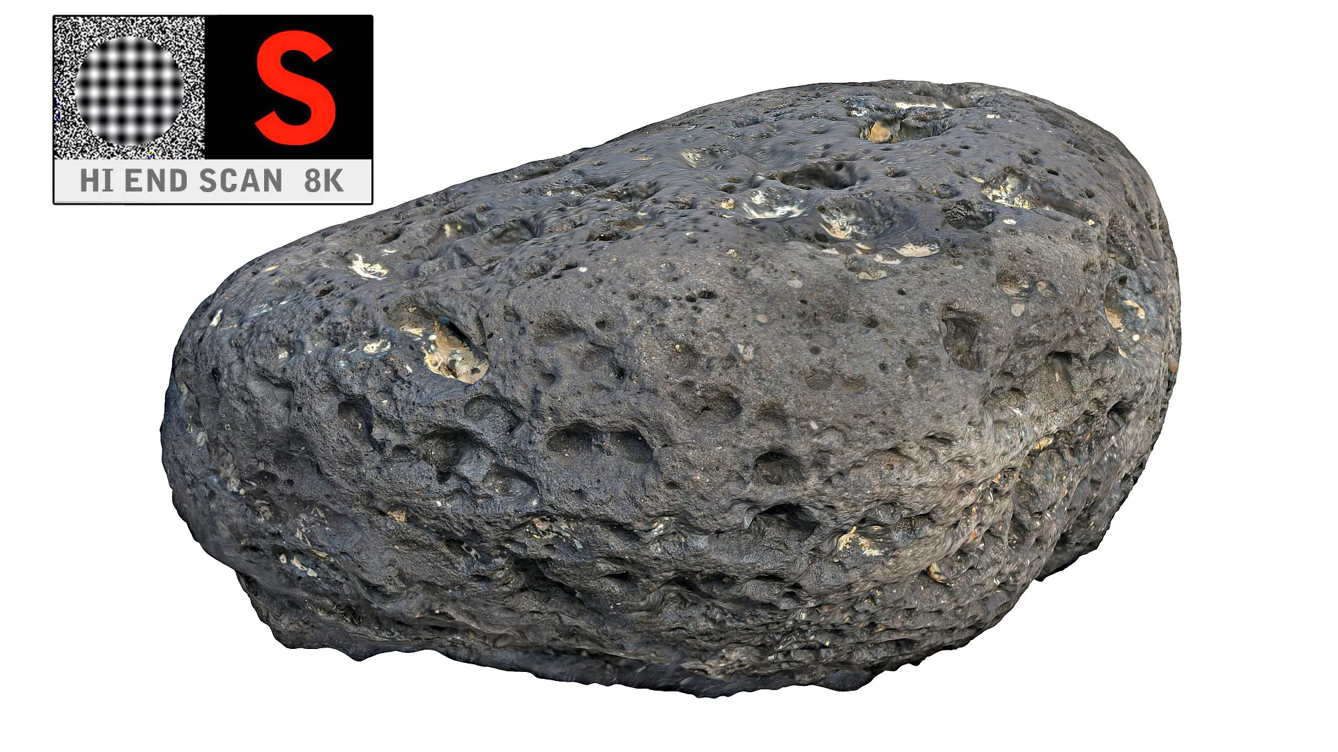 asteroid Scan HD Low-poly 3D model