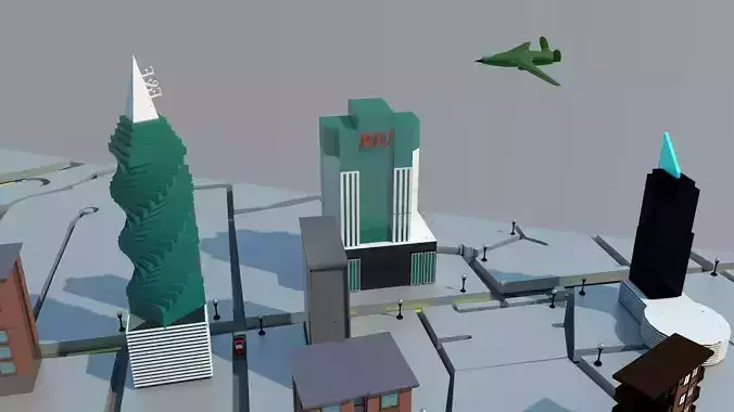 Buildings of Panama 3D model