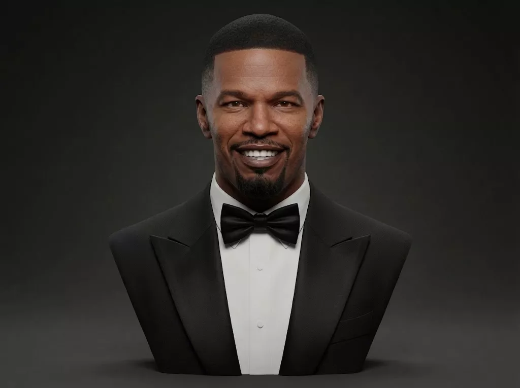 Jamie Foxx 3D Printable Bust 3D print model