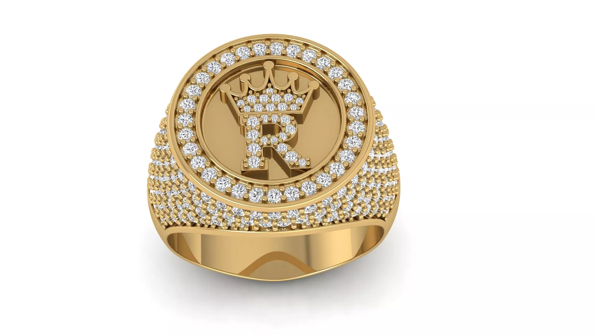 R sinet Ring 3D print model