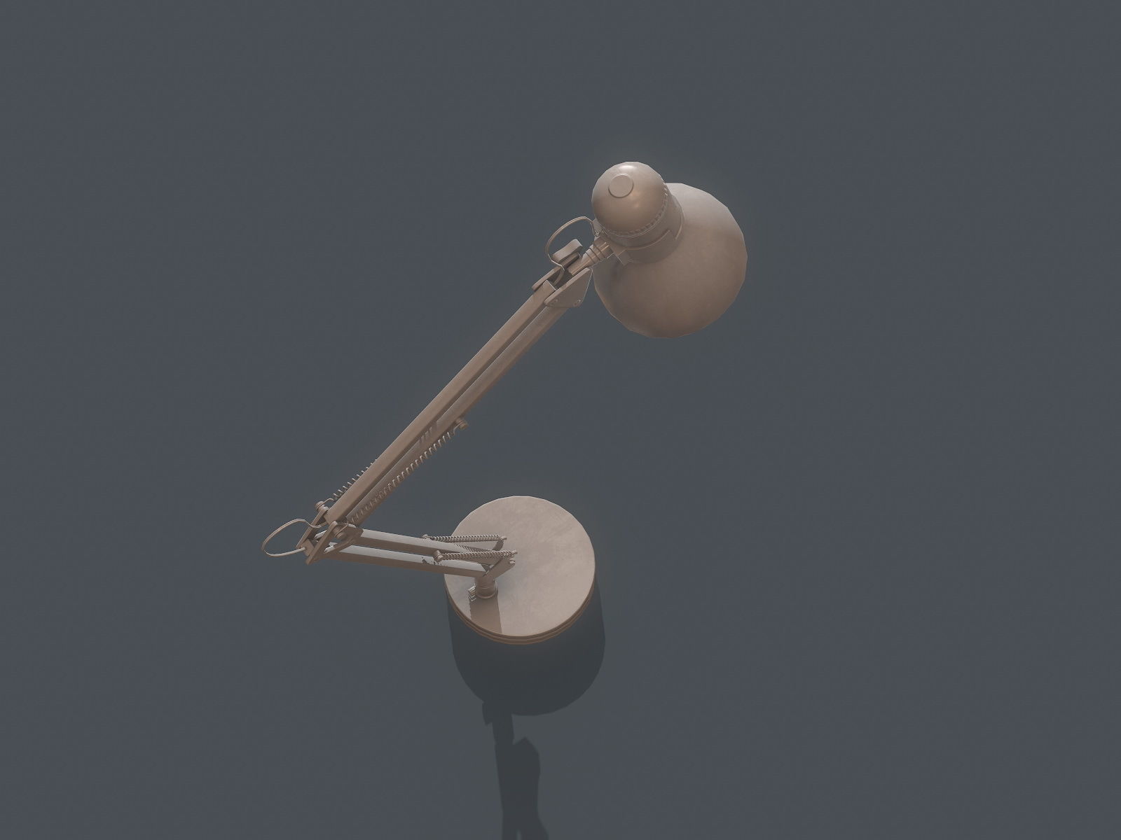 Table lamp Low-poly 3D model_11