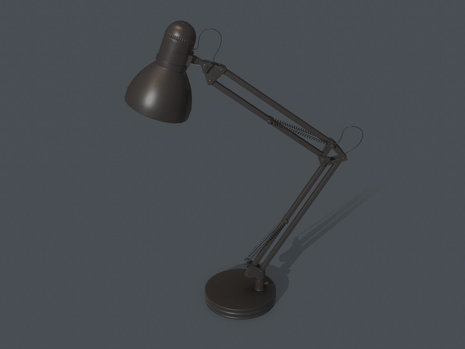 Table lamp Low-poly 3D model_1
