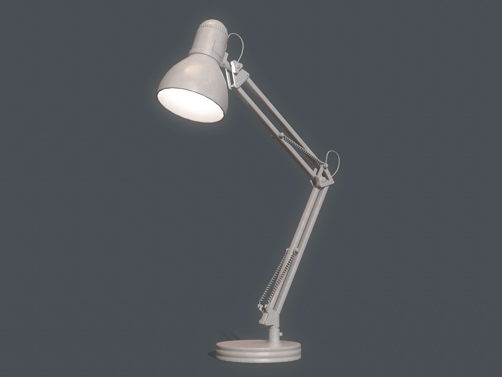 Table lamp Low-poly 3D model_6