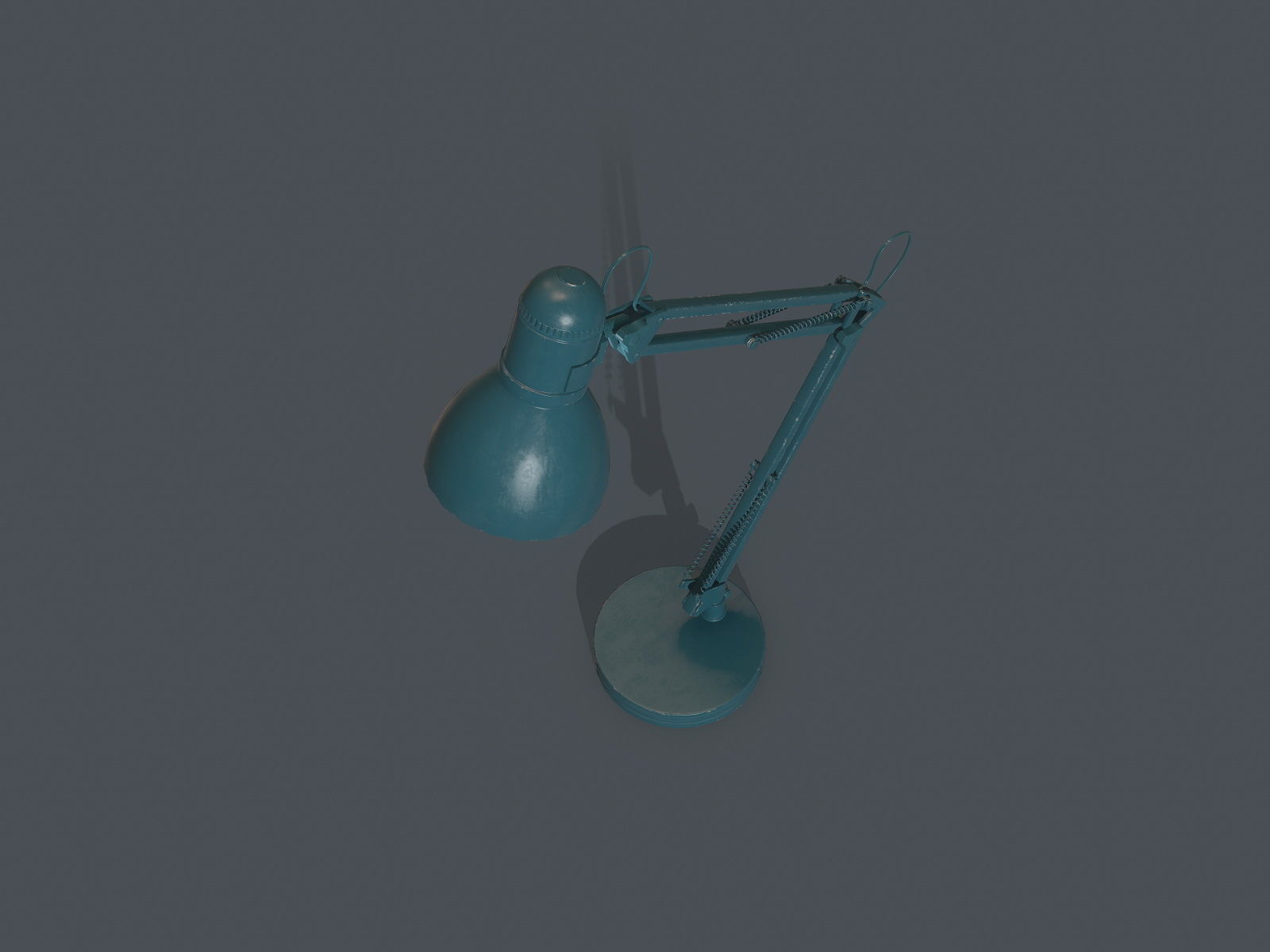 Table lamp Low-poly 3D model_9