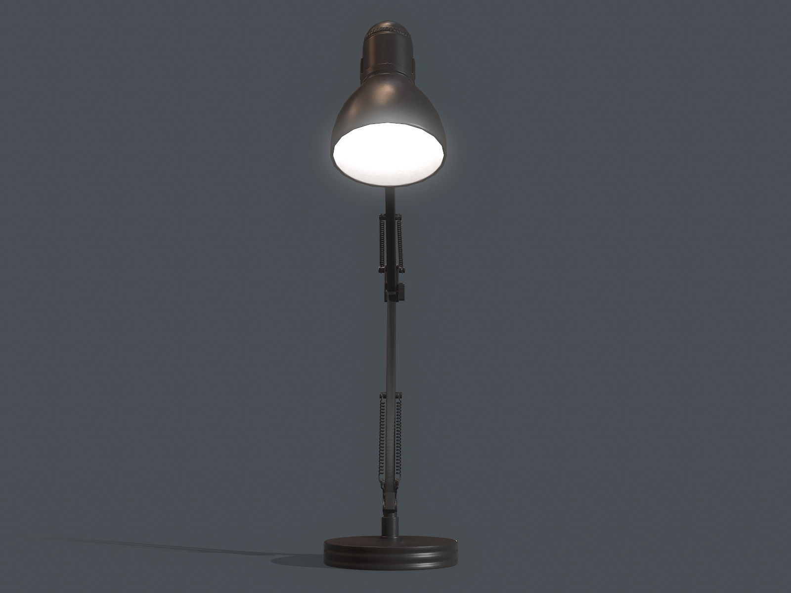 Table lamp Low-poly 3D model_4