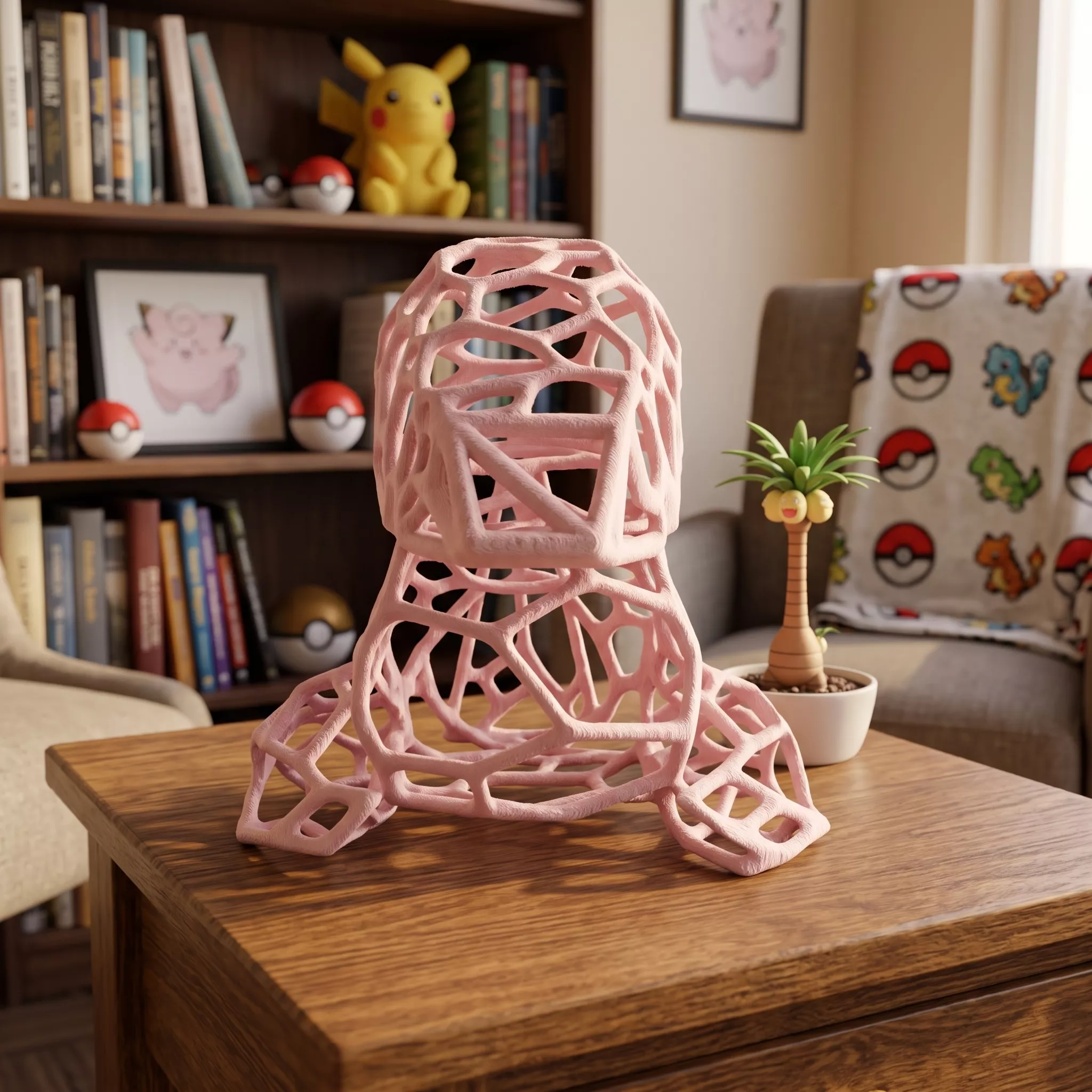Porygon Voronoi Style 3D print model