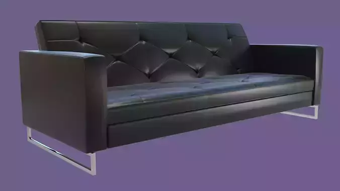 leather couch 3D model