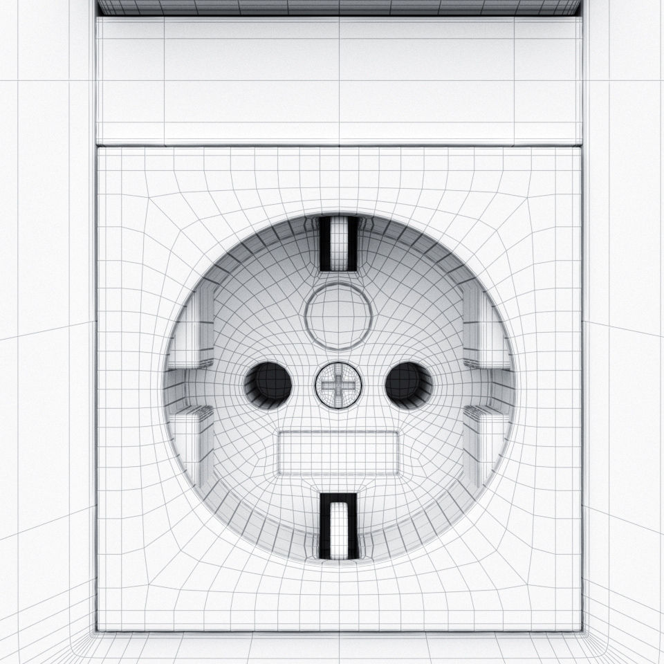 Gira E2- E3-Standard 55  3D model_4