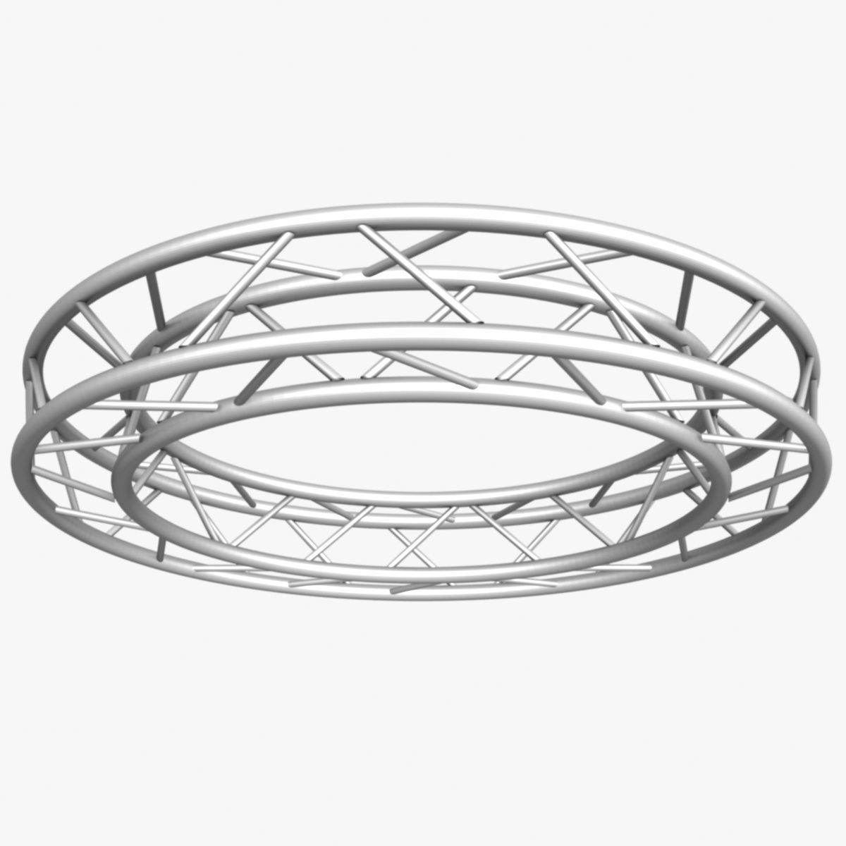 Circle Square Truss - Full diameter 200cm 3D model_2