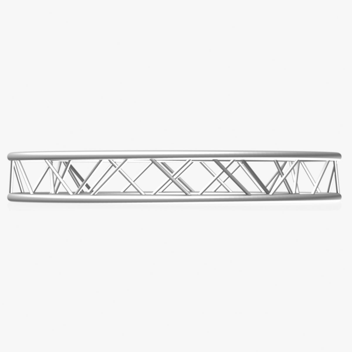 Circle Square Truss - Full diameter 200cm 3D model_3