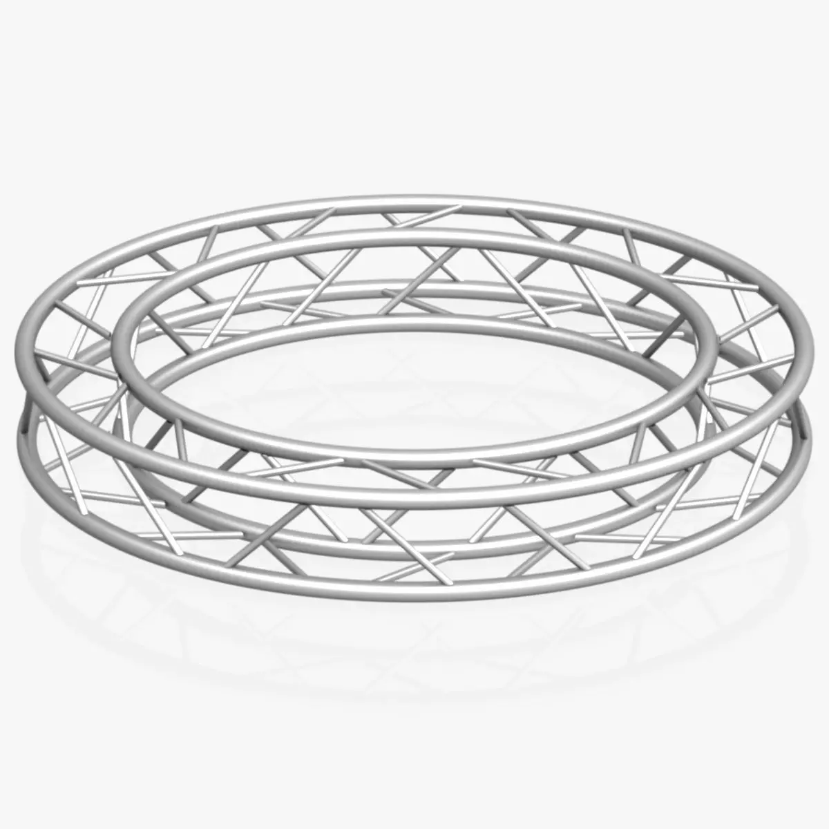 Circle Square Truss - Full diameter 200cm 3D model_0
