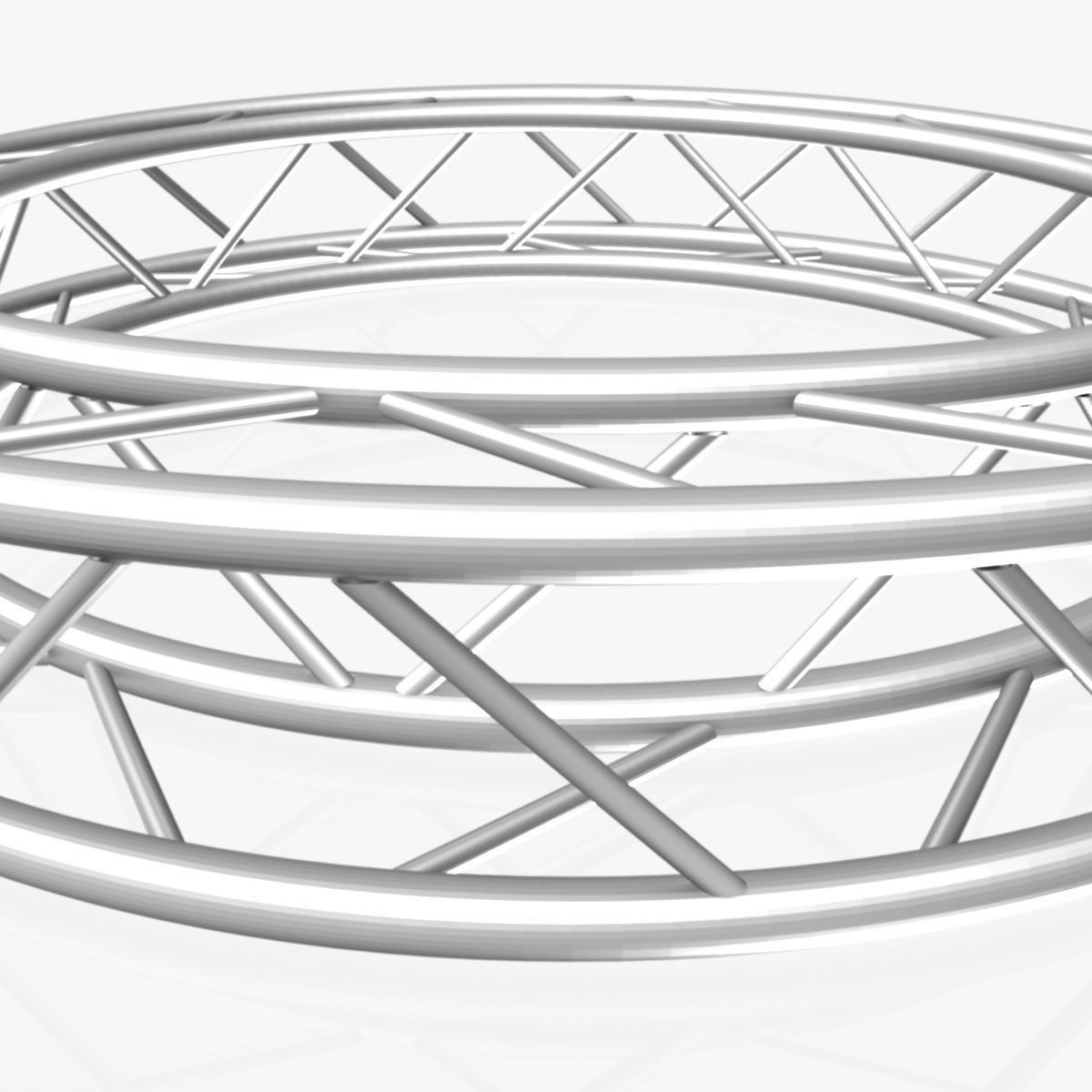 Circle Square Truss - Full diameter 200cm 3D model_4