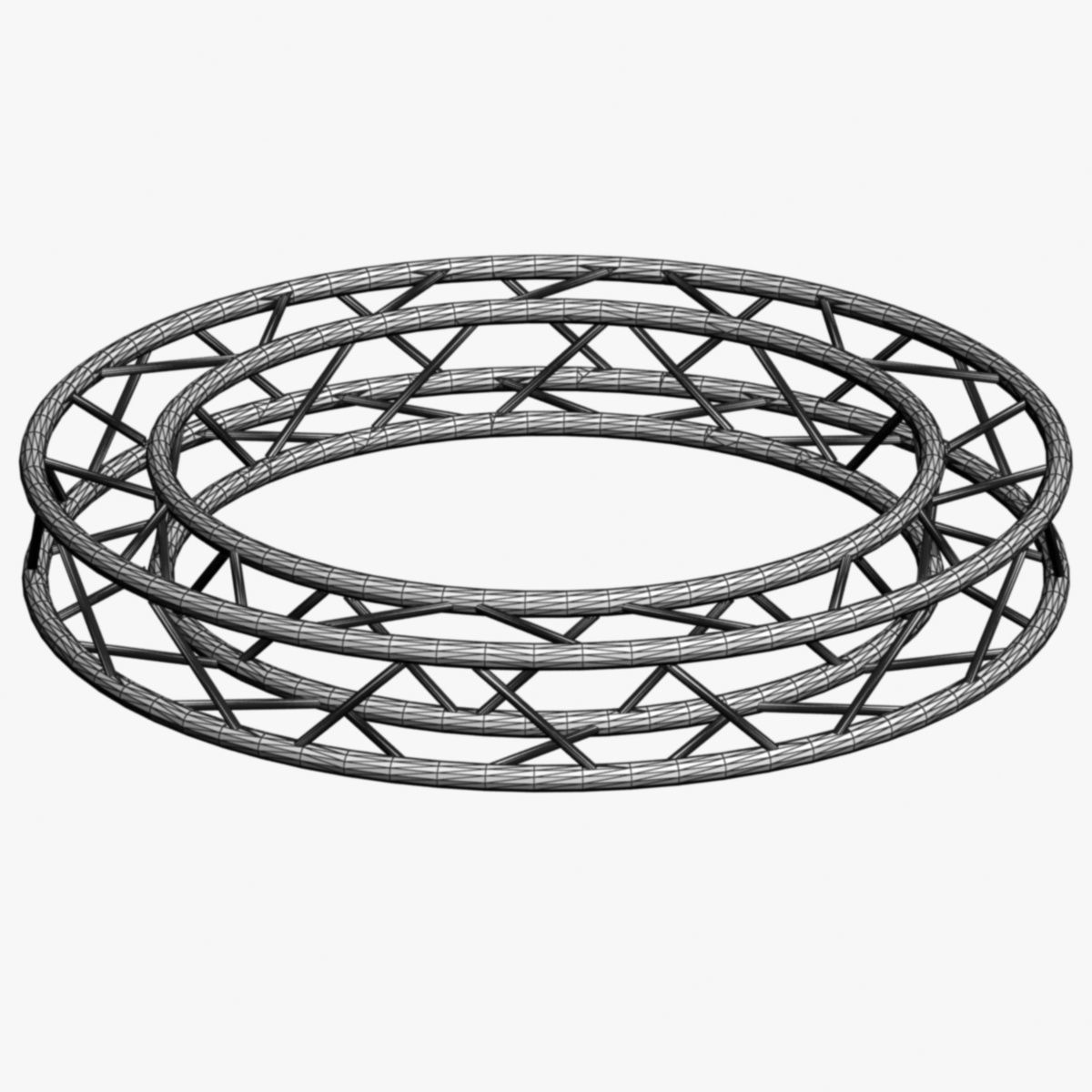 Circle Square Truss - Full diameter 200cm 3D model_9