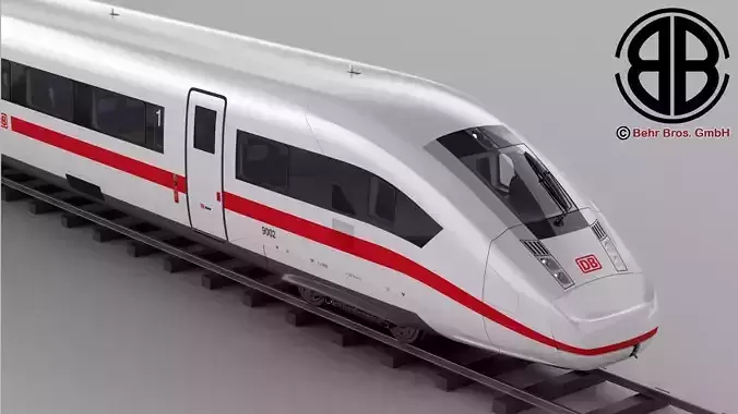 ICE 4 BR412 3D model