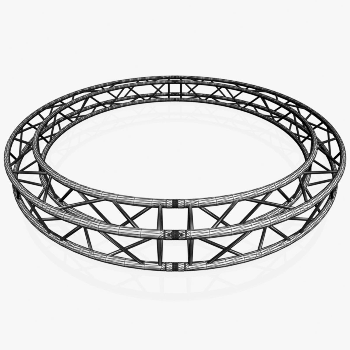 Circle Square Truss - Full diameter 300cm 3D model_8