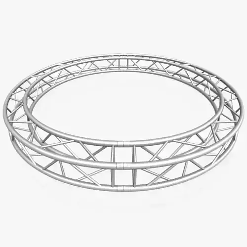Circle Square Truss - Full diameter 300cm 3D model Circle Square Truss - Full diameter 300cm 3D model