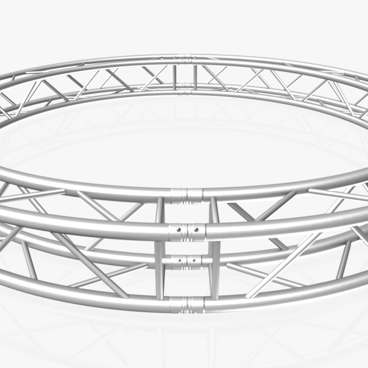 Circle Square Truss - Full diameter 300cm 3D model_3