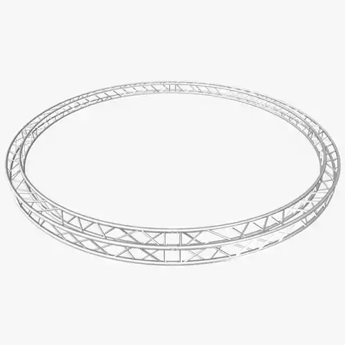 Circle Square Truss - Full diameter 600cm 3D model
