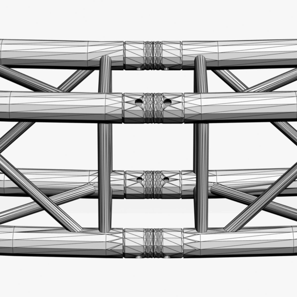 Circle Square Truss - Full diameter 600cm 3D model_11