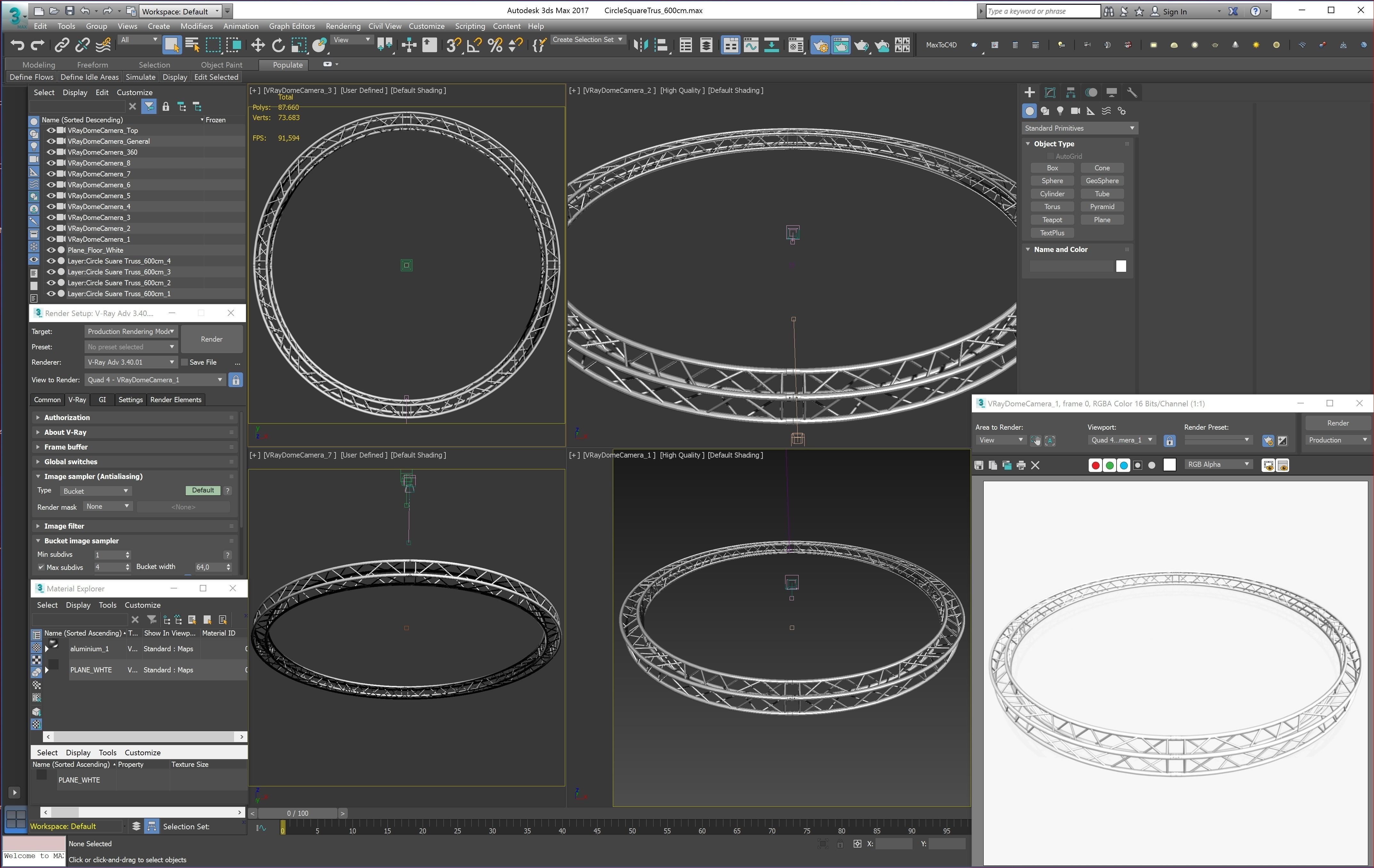 Circle Square Truss - Full diameter 600cm 3D model_13