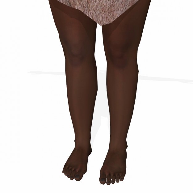 villagers boy A2 Low-poly 3D model_6