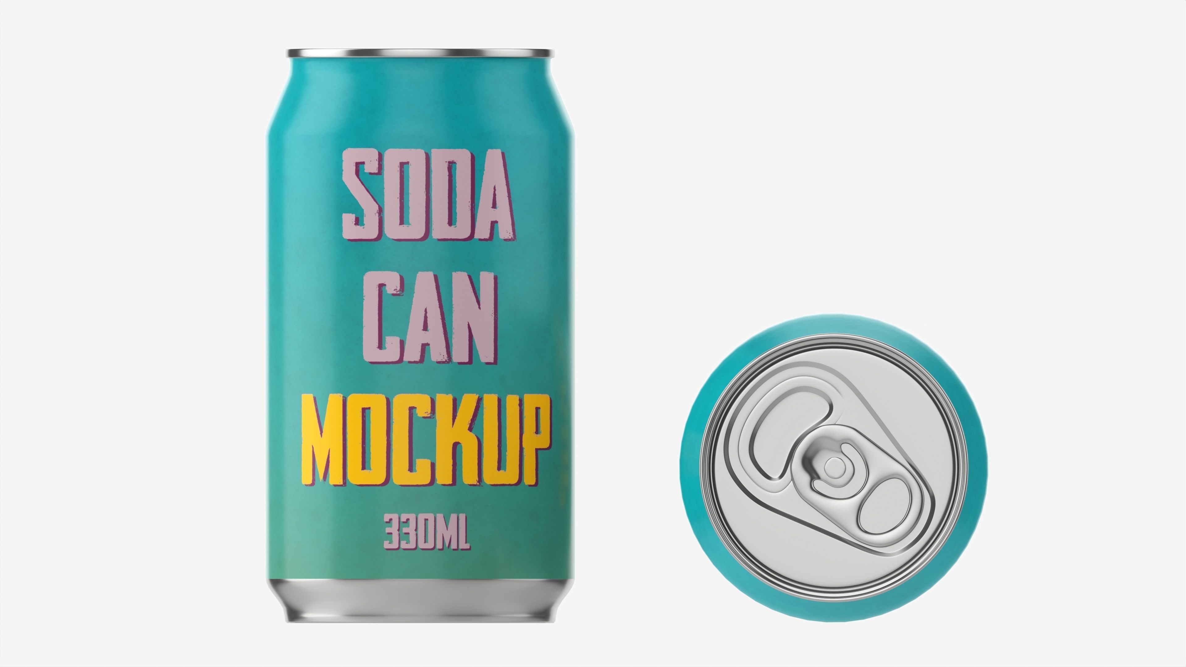 Beverage can 330ml 3D model_4