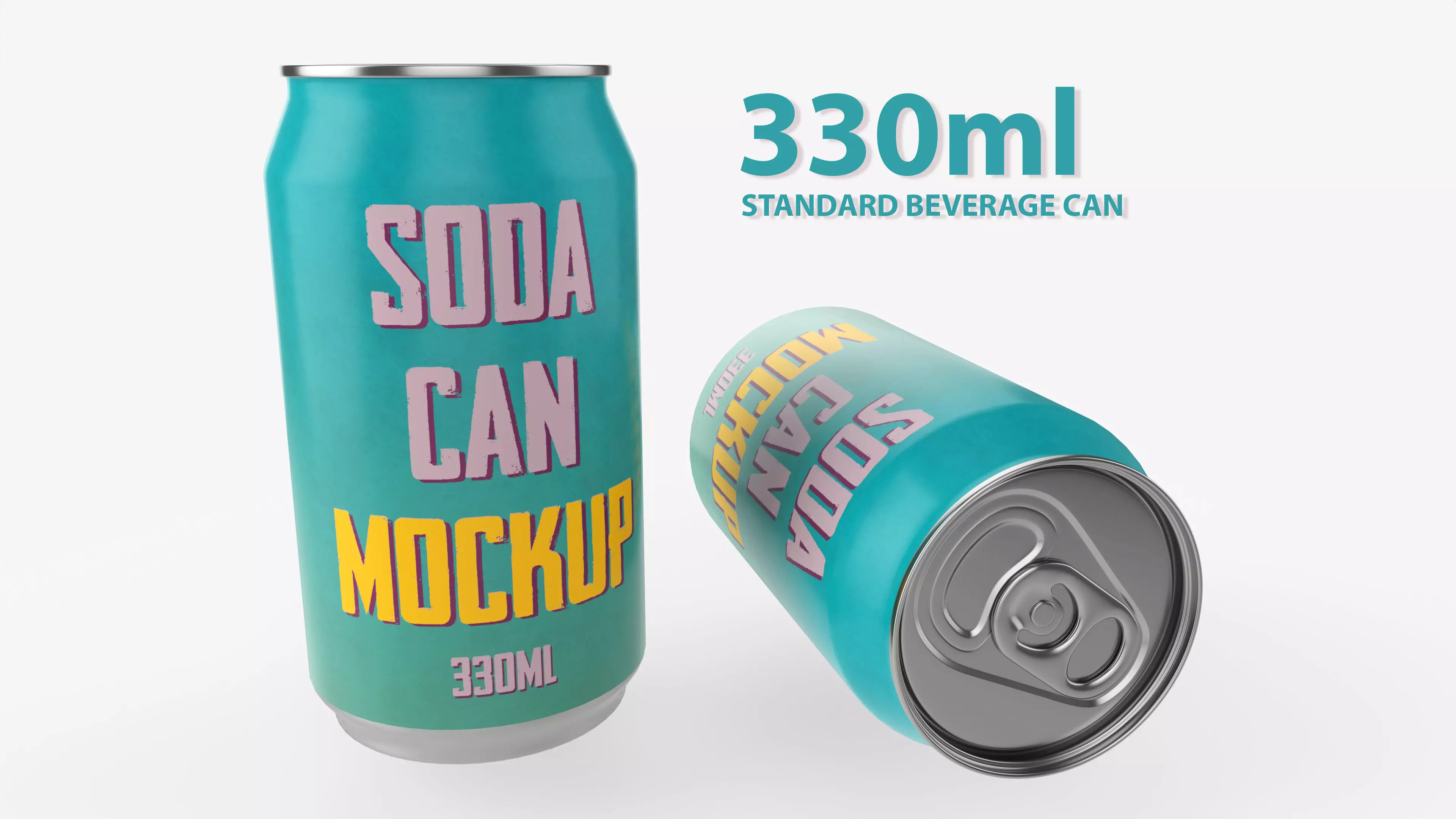 Beverage can 330ml 3D model_0