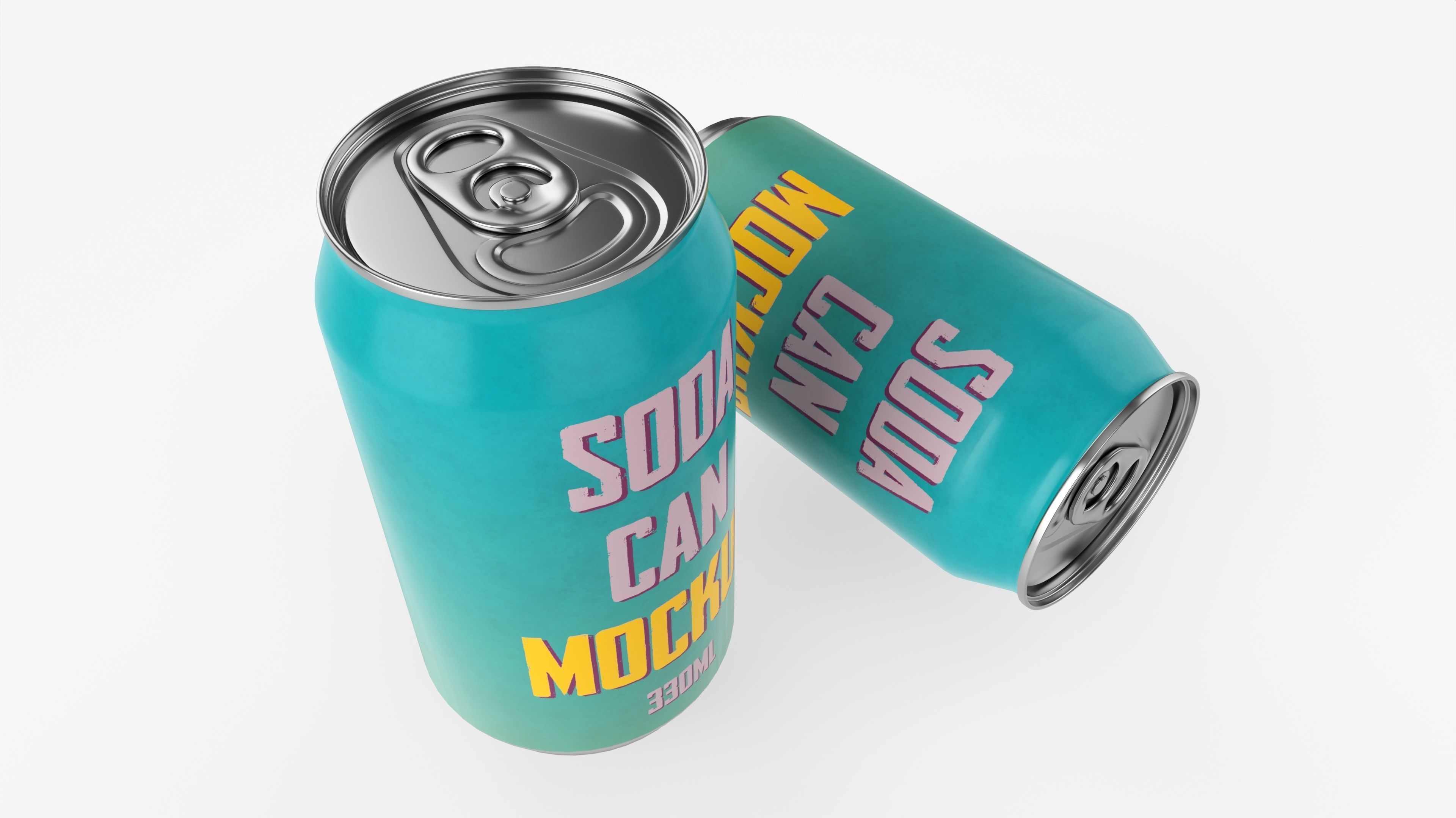 Beverage can 330ml 3D model_1