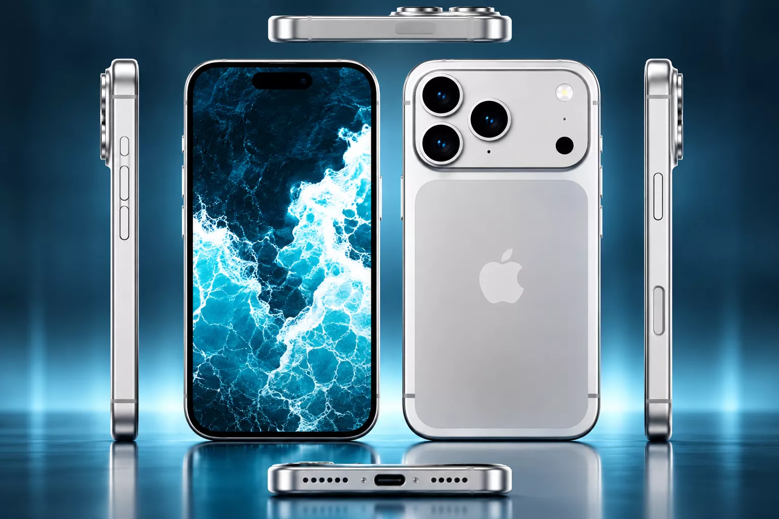 iPhone 17 Pro 3D Model Realistic Apple Smartphone Low-poly 3D model