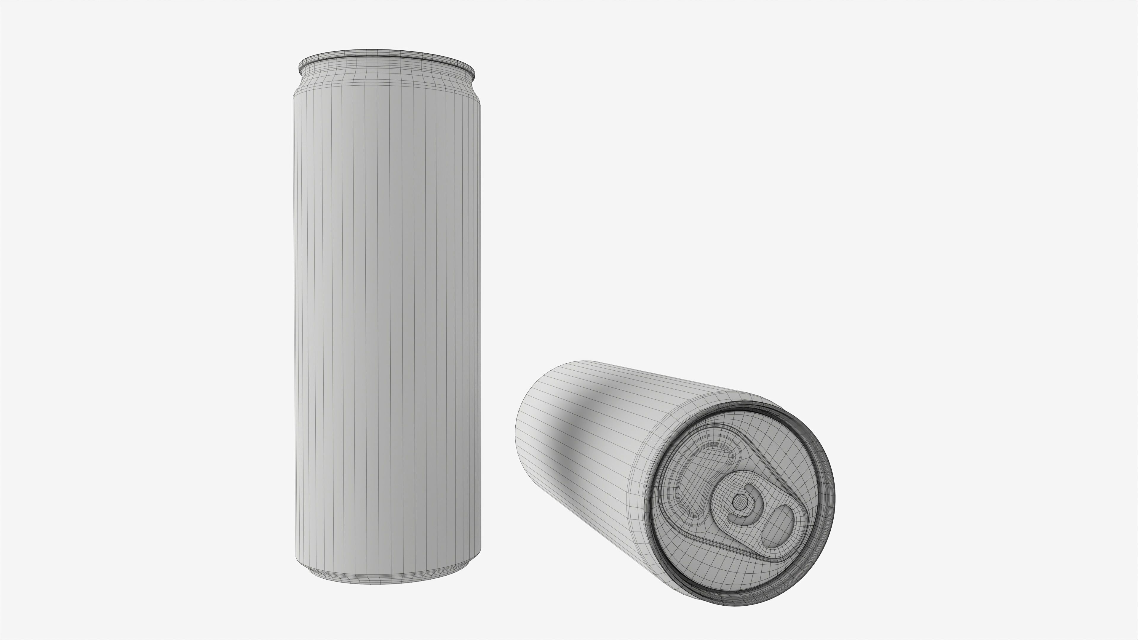 Beverage slim can 300ml 3D model_6