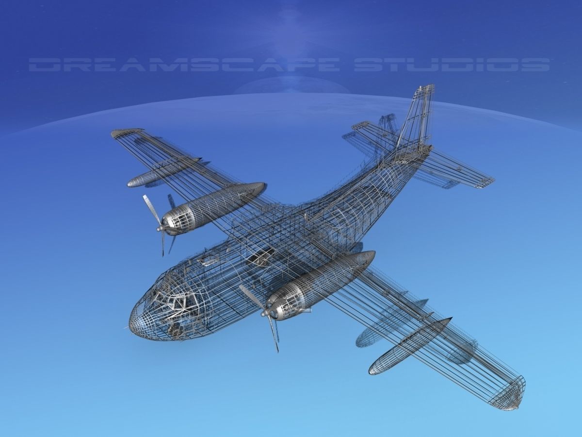 Fairchild C-123B Provider USAF 3 3D model_15