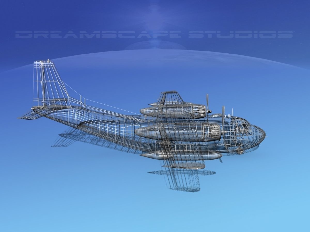 Fairchild C-123B Provider USAF 3 3D model_13