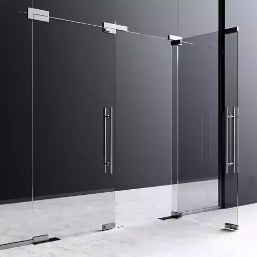Fittings For Glass Doors 3D model