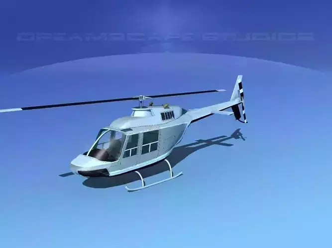 Bell 206 Jet Ranger V22 3D model