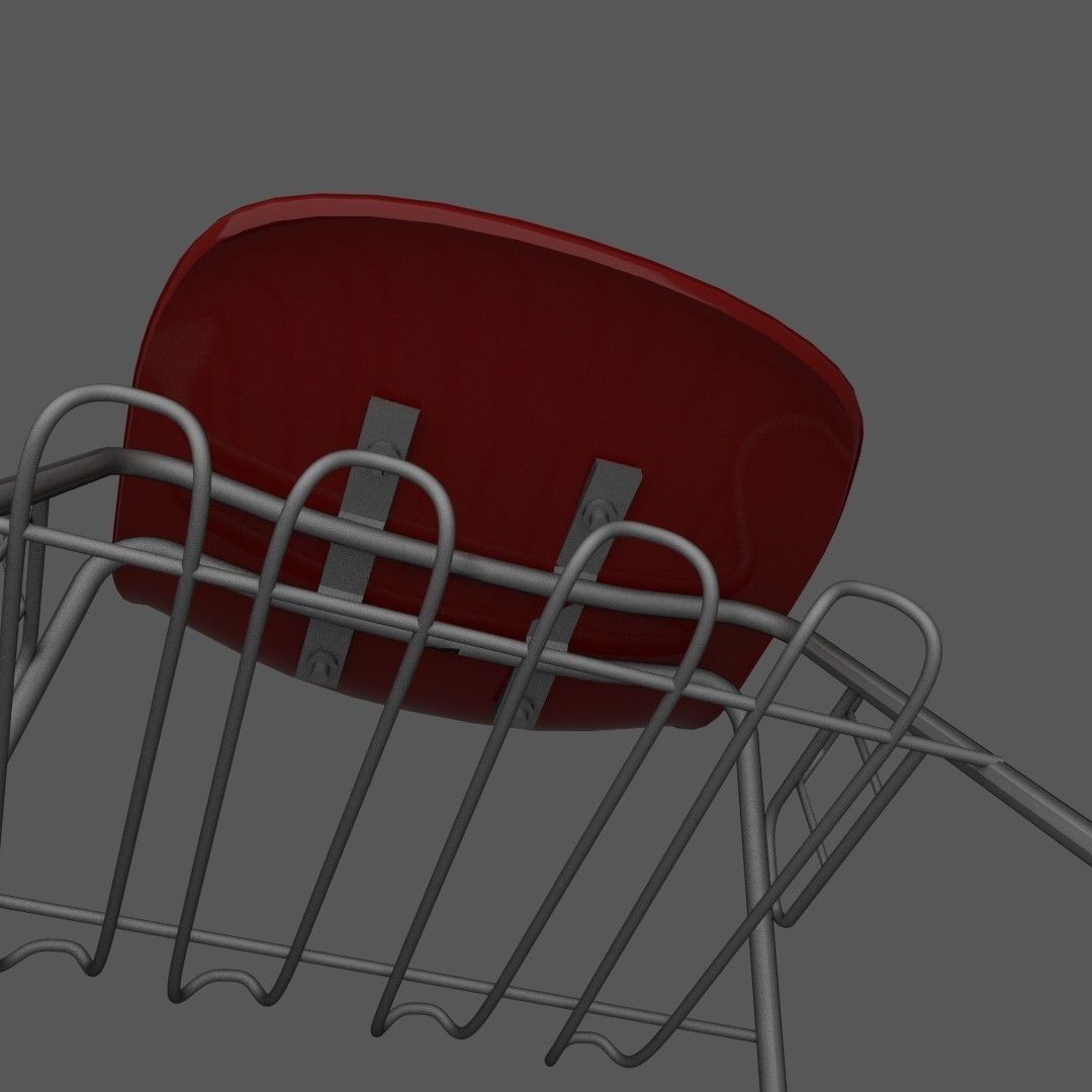 Plastic chair with metal suprot 3D model_13