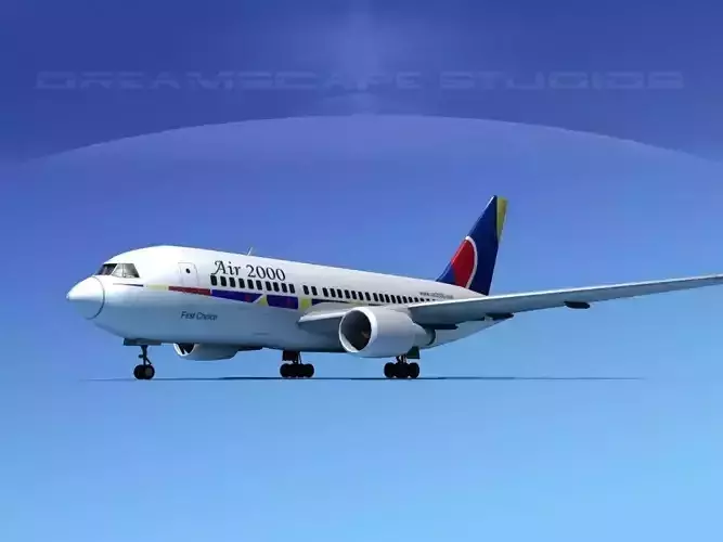 Boeing 767-200ER Air 2000 3D model