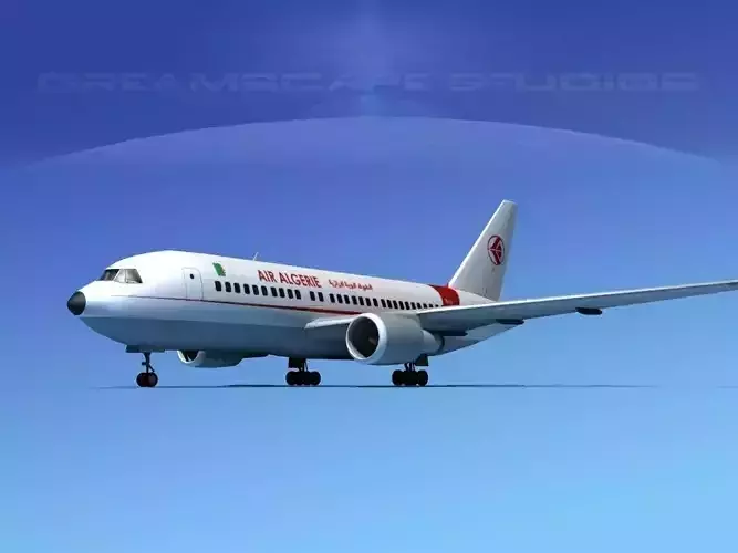Boeing 767-200ER Air Algerie 3D model