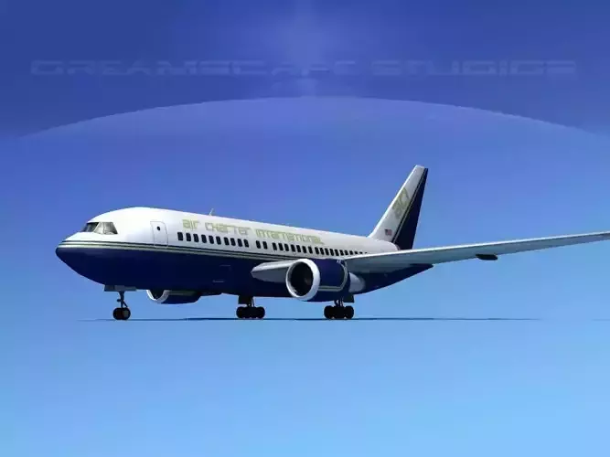 Boeing 767-200ER Air Charter Intl 3D model