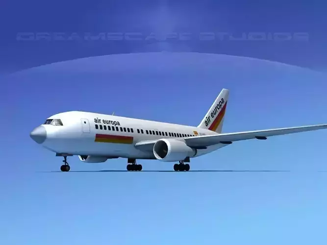 Boeing 767-200ER Air Europa 3D model