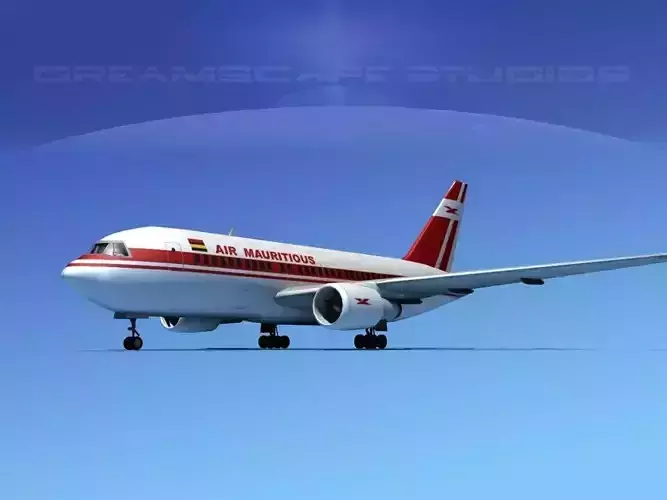 Boeing 767-200ER Air Mauritus 3D model