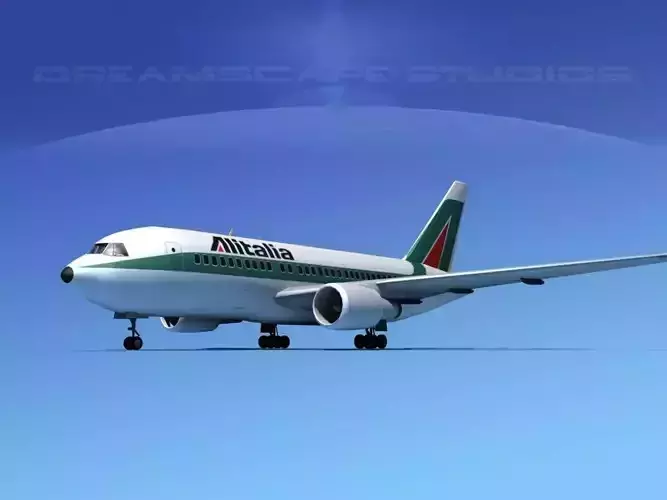 Boeing 767-200ER Alitalia 3D model