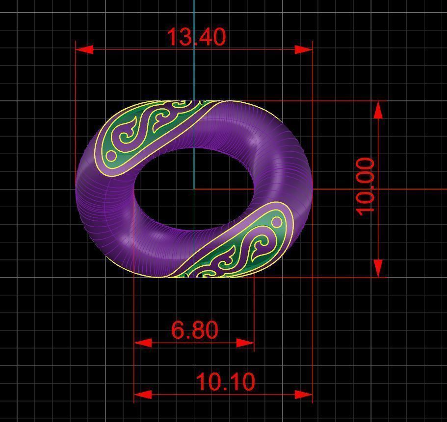 Miami cuban link chain bracelet 0064 3D print model_9