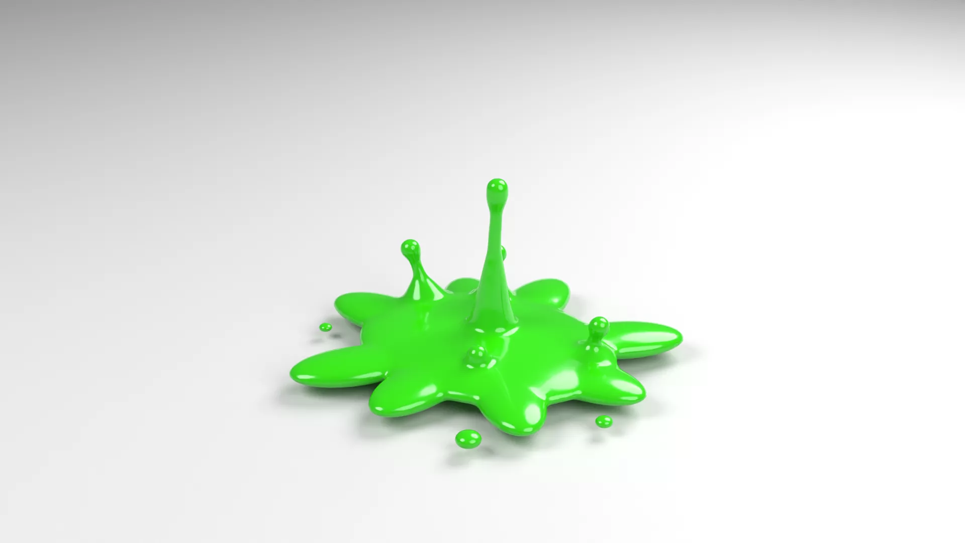 3D Slime Low-poly 3D model