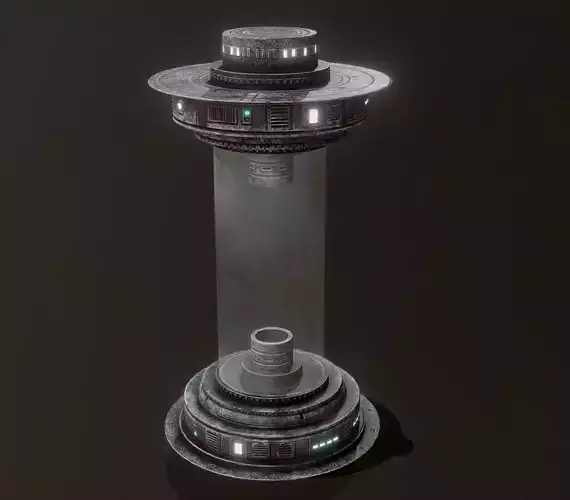 Sci-Fi Capsule game-ready