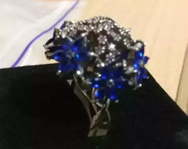 Cornflower ring - original