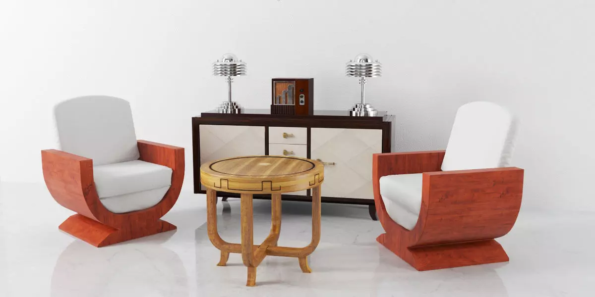 furniture set 10 am142 3D model_0