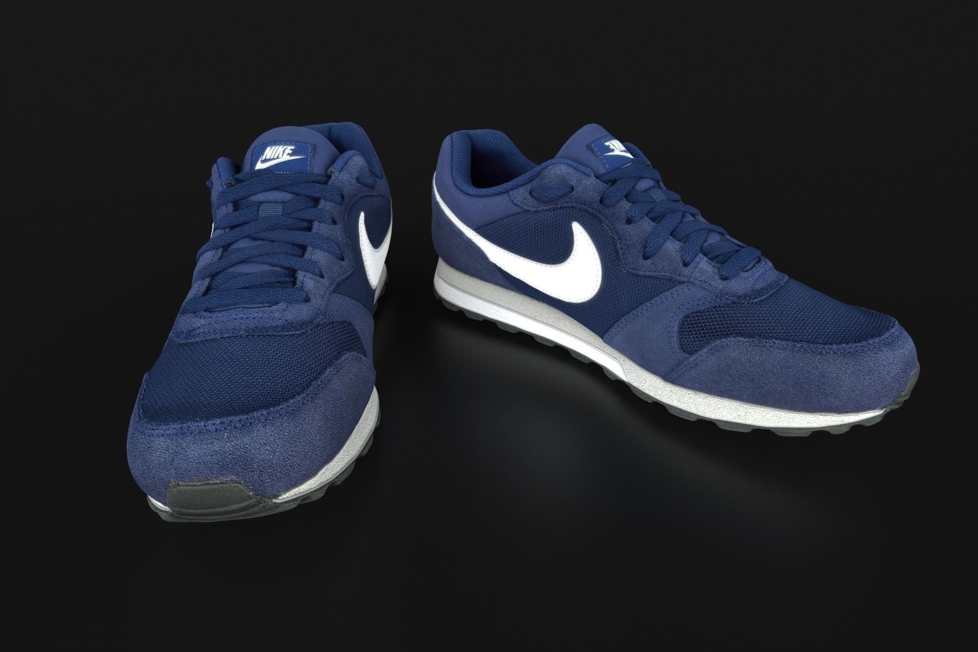 Nike MD Runner 2 Low-poly 3D model_3