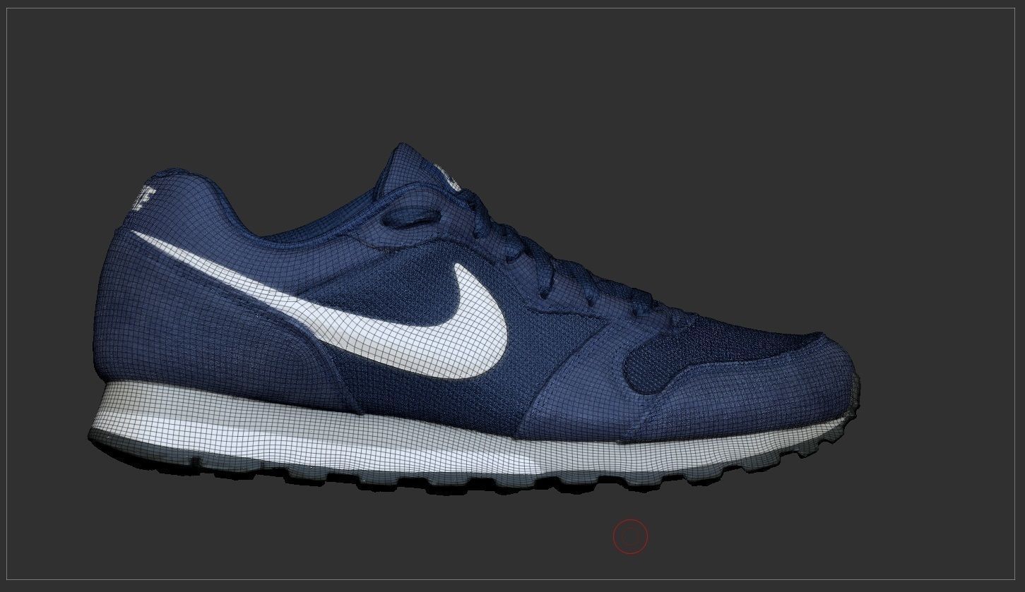 Nike MD Runner 2 Low-poly 3D model_2