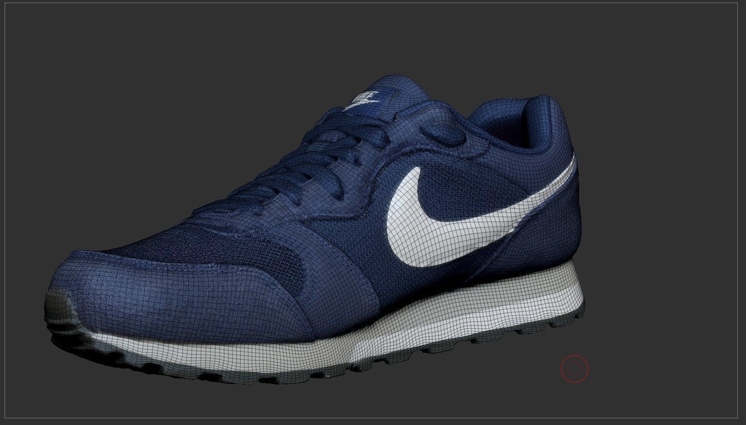 Nike MD Runner 2 Low-poly 3D model_5